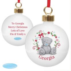 Personalised Me To You 'For Nan, Grandma, Mum' Christmas Bauble