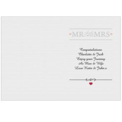 Personalised Mr & Mrs Card