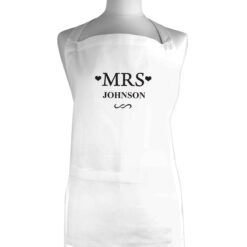 Personalised Mrs White Apron