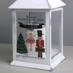 Personalised Nutcracker White Lantern