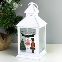 Personalised Nutcracker White Lantern