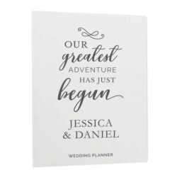 Personalised Our Greatest Adventure Wedding Planner