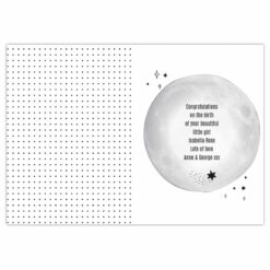 Personalised Over The Moon Card