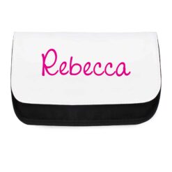 Personalised Pink Name Island Make Up Bag