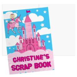 Personalised Princess & Unicorn - A4 Scrapbook