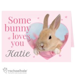 Personalised Rachael Hale 'Some Bunny' Card