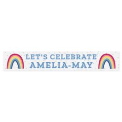 Personalised Rainbow Banner
