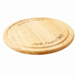 Personalised Round Wooden Chopping Board
