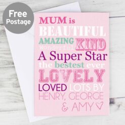 Personalised 'She Is' Card