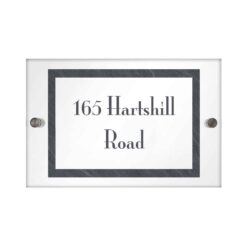 Personalised Slate Effect Acrylic House Sign
