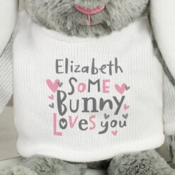 Personalised Some Bunny Loves You Bunny Rabbit