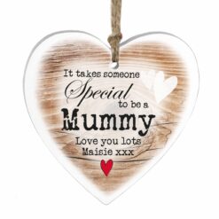 Personalised Someone Special Wooden Heart Shaped Decoration