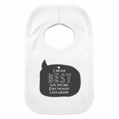 Personalised Speech Bubble Bib