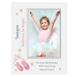 Personalised Swan Lake Ballet 7x5 Box Photo Frame