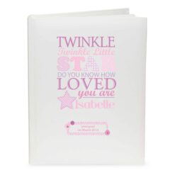 Personalised Twinkle Girls Traditional Album