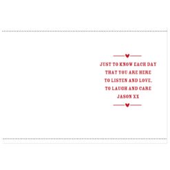 Personalised 'We Go Together Like' Card