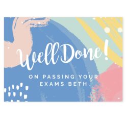 Personalised 'Well Done' Card