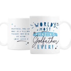 Personalised World's Most Amazing Godfather Mug