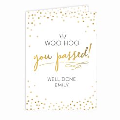 Personalised 'You Passed' Card