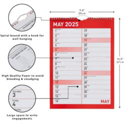 2025 Monthly Engagement Wall Calendar Planner Matte Finish
