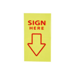 5 Star Sign Here Sticky Index Tabs Self Adhesive