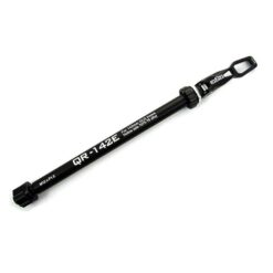 A2Z E-Tru 12mm Bolt Through Quick Release Axle - Black 142mm