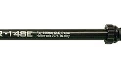 A2Z E-Tru 12mm Bolt Through Quick Release Axle - Black 148mm