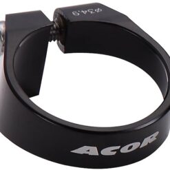 Acor CNC Alloy Bolt Seat Post Clamp Black 34.9mm