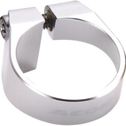 Acor CNC Alloy Bolt Seat Post Clamp Silver 31.8mm or 34.9mm
