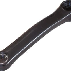 Acor Steel Left Hand Crank Diamond Hole 170mm Black Plastic Coated Steel