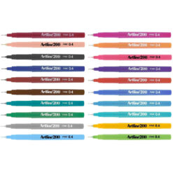 Artline 200 Fineliner Technical Drawing Marker Assorted Pack of 20