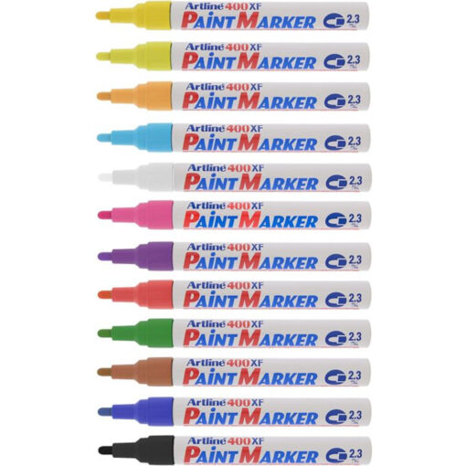Artline 400XF Paint Markers Assorted Pack of 12