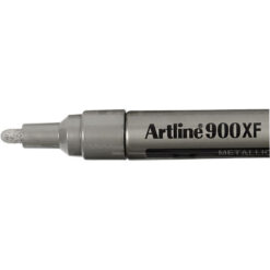 Artline 900XF Metallic Marker Pen Bullet Tip Gold + Silver