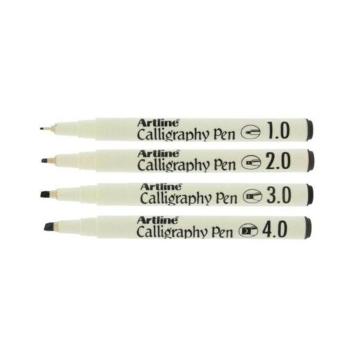 Artline EK240 Calligraphy Pens Pack of 4