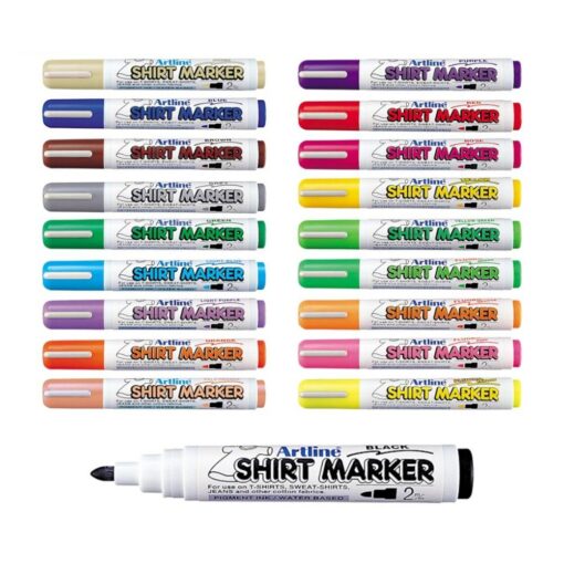 Artline EKT T-Shirt and Fabrics Marker Pens