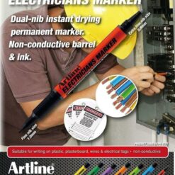 Artline Electrician Marker Pen EKPR-ELFT Orange