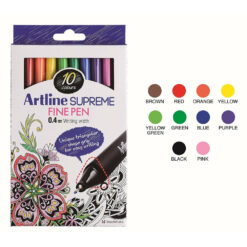 Artline Supreme Fine Pen 0.4mm EPFS-200 Pack of 10
