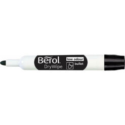 Berol Drywipe Whiteboard Markers Bullet Tip - Pack Of 4