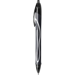 BIC Gel-Ocity Quick Dry Ballpoint Pens, Medium Point Black x 12