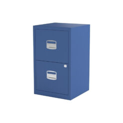 Bisley Filing Cabinet 2 Drawer Blue