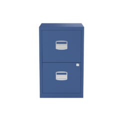 Bisley Filing Cabinet 2 Drawer Blue