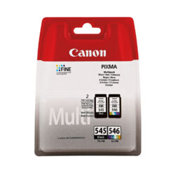 Canon PG-545-CL-546 Black and Colour Ink Cartridges 8287B005