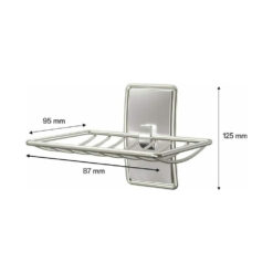 Command Bath Soap Dish Satin Nickel BATH34