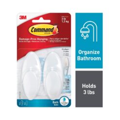 Command Bath Towel Hook BATH18-ES Medium