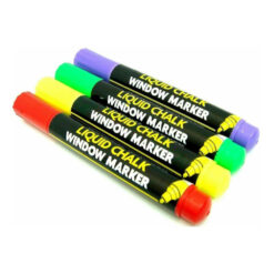 County Liquid Chalk Window Markers Pack of 4