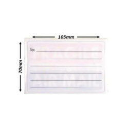 County Tie on Luggage Label Storage Card Tags with String 10 Pk Large White