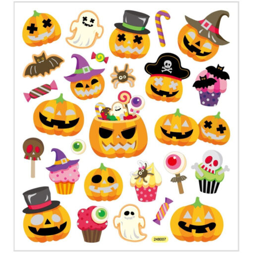 Creativ Halloween Pumpkin Sticker Sheet