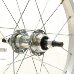 Cycle Division 16" Silver Rear Wheel Solid Spindle