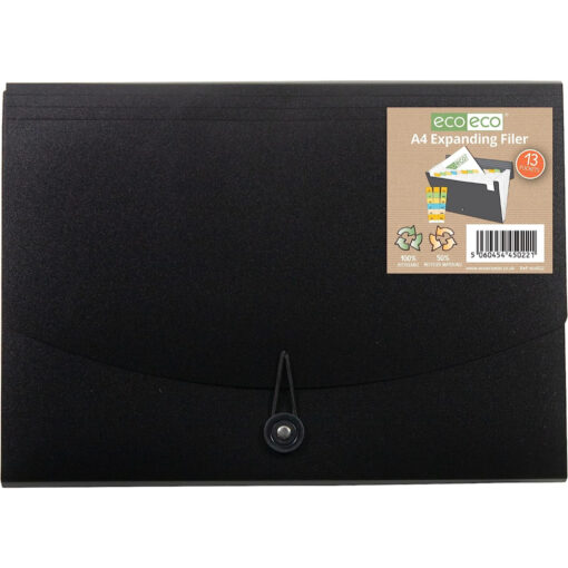 eco eco A4 Expanding Filer 13 Pockets