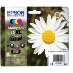 Epson 18XL High Capacity CMYK Ink Cartridge Multipack C13T18164012